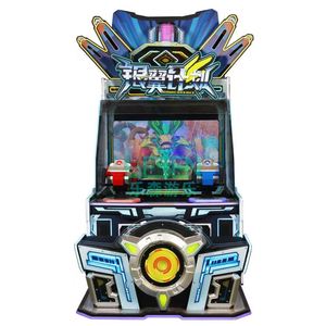 เครื่องเล่นเกมยิงน้ำแบบกำหนดเองจากโรงงาน Lesen สำหรับ 2 ผู้เล่น แบบหยอดเหรียญ สำหรับสวนสนุก ภาษาอังกฤษ - Product Image 3