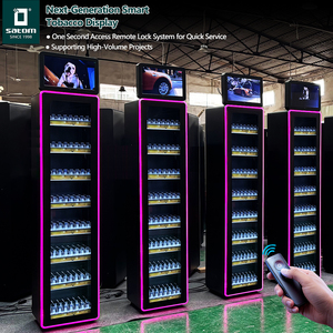 Vitrine à cigarettes originale pour l'industrie, présentoir à tabac avec écran WIFI <span class=keywords><strong>et</strong></span> verrouillage à distance pour la vente au détail - Product Image 1