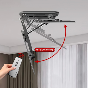 حامل سقف إلكتروني عالي الجودة قابل للتعديل متعدد الاتجاهات للشاشات التلفزيونية من 32 إلى 90 بوصة - Product Image 2