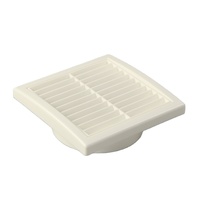 Grille de ventilation en plastique pour conduit d'air, grille de ventilation murale carrée, extracteur de sécheuse, sortie d'air extérieure