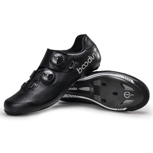 Zapatillas de Ciclismo Jump Road Blancas y Negras, Transpirables, de Cuero, para Hombre y Mujer, Calzado para Ciclismo al Aire Libre - Product Image 2