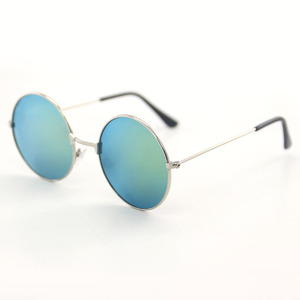 Gafas de Sol Unisex Redondas con Montura Metálica Dorada, <span class=keywords><strong>Lentes</strong></span> AC, Moda Popular, Mercancía Disponible, Alta Calidad, Entrega Rápida - Product Image 6