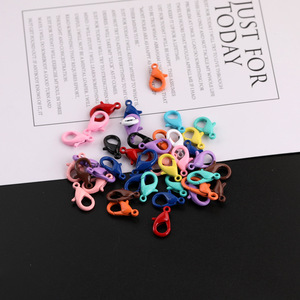 Hebilla de langosta esmaltada de colores de 14 mm, conector de metal para la fabricación de pulseras, accesorios de joyería DIY - Product Image 1