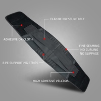 Ceinture de soutien lombaire ergonomique flexible pour soulager les douleurs du bas du dos, chauffe-dos, étireur dorsal à ressort