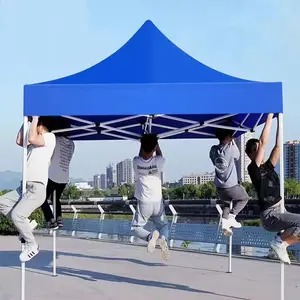 Factory Made HOMG JINFUN 3x3 Automatic Gazebos Stretch Beach Marquee Pop Up Canopy Advertising Party Trade Show Tent For Events