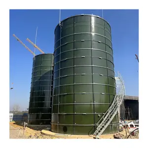 Dairy Effluent Treatment MBR Plant glass fused to steel tank