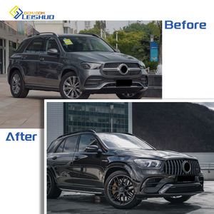 Leishuo ABS + PP GLE GLE53AMG W167 Kit de carrocería 6,3 <span class=keywords><strong>AMG</strong></span> para <span class=keywords><strong>Mercedes</strong></span> Benz GLE clase W167 20 + actualización GLE63 Kit de carrocería - Product Image 2