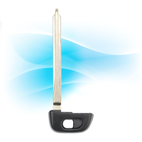 Clé d'urgence de remplacement pour Toyot-a Camry Corolla Highlander Prius Smart Remote MS Uncut Blade Vehicle Fob Auto Blank Keys