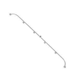 高品質ステンレススチール製スプレーランス、3/5/7ノズルとソフトグリップ付き、ガーデンウォーターガン用 - Product Image 1