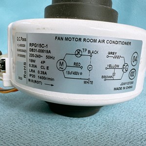 มอเตอร์พัดลมซัมซุง RPG15C-1 DB31-00619A 19W 4P 220-240V 50Hz สำหรับเครื่องปรับอากาศแบบติดผนัง - Product Image 1