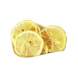 Emballage individuel Tranche de citron lyophilisée Saveur de thé Nature Thé désintoxication aux fruits séchés au citron