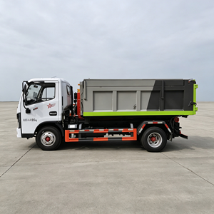 รถบรรทุกขยะแบบยกติดตั้งได้ Dongfeng Dolica ขนาด 8 คิวบิกเมตร พร้อมกระบะแบบ Roll-on/Roll-off สำหรับงานเทศบาล ลดราคาพิเศษ - Product Image 3