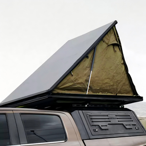 Carpa de Techo Rígida Impermeable de Apertura Rápida, Carpa de Techo Plegable con Soporte Diagonal <span class=keywords><strong>para</strong></span> Vehículos Todoterreno y Campamentos al Aire Libre - Product Image 4