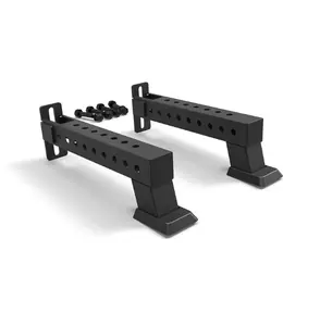 Nuevos accesorios para Fitness Rack, pies estables delanteros y traseros, estabilizadores de rack de potencia