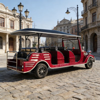 Voiture électrique de tourisme à prix avantageux en Chine, bus touristique de haute qualité, véhicule classique, batterie au lithium, couleur personnalisée, 45 km/h