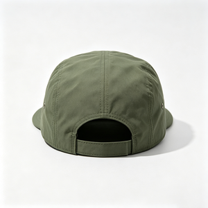 Unisex Solid Quick Dry 5 Panel Camp Cap Custom ACE Woven Patch Lightweight Flat Brim Outdoor Hiking Running Fishing Camp <b>Hat</b> - Product Image 2