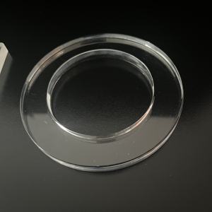 EAST disesuaikan pelat kuarsa bulat bening bahan optik termostabil Wafer optik - Product Image 1