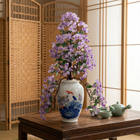 Pohon Uang Kristal Amethyst Alami Buatan Tangan, Hiasan Meja Kantor Rumah, Bonsai Batu Permata, Hadiah Feng Shui Pembawa Keberuntungan, Grosir