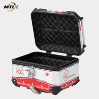 Fabricant professionnel chinois de boîtes à bagages pour moto en alliage d'aluminium de 36 L, étanches, pour le rangement des casques, pour scooter et moto
