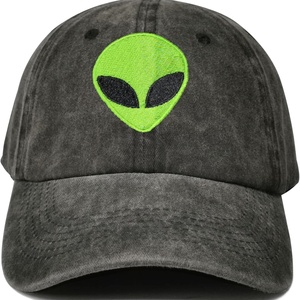 Hepandy Dragonfly Baseball Cap Sporty Washed Black Embroidered Cotton Canvas <b>Dad</b> <b>Hat</b> Unisex Adjustable Snapback Four Seasons Dot - Product Image 1