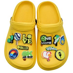 Новая спортивная серия для пиков, ПВХ обувь из ПВХ, украшенные цветами, мягкая резиновая пряжка, аксессуары для украшения «DIY» - Product Image 4