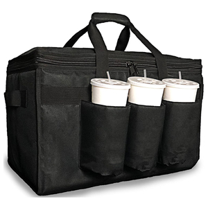 Door Dash Postmates Pizza Bag Calentador aislado Pizza Food Delivery Bag para conductor con portavasos - Product Image 3