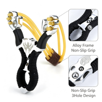 Slingshot puissant et robuste, catapulte professionnelle en alliage de zinc, tir sportif en plein air, slingshots et accessoires en métal