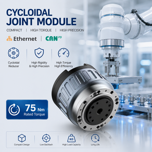 ตัวลดความเร็วไซโคลอไดล์ 75 นาโนเมตร พร้อมโปรโตคอล Torque Ethernet +CANFD ตัวกระตุ้นไซโคลอไดล์ประสิทธิภาพสูง - Product Image 1