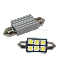 Accessoires de véhicule, éclairage intérieur automobile, 12v 36MM C5W 6SMD Canbus 5050, lampe de lecture de toit de voiture, lampe de plaque d'immatriculation LED