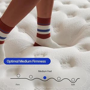 Colchón Ortopédico Híbrido para Hotel, Hogar, <span class=keywords><strong>Hospital</strong></span>, Escuela, Tamaño King, Cómodo, de Espuma Viscoelástica, Refrescante, de Lujo - Product Image 5