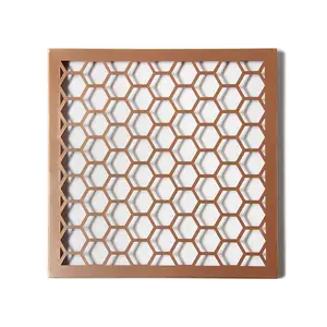 Brand New High Quality Copper Hollow Art Curtain Wall With Most Popular