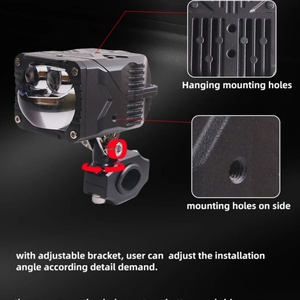 Phare auxiliaire S15 à faisceau haut/bas, projecteur étanche, feux de travail, éclairage LED pour moto tout-terrain et voiture, phare LED - Product Image 5