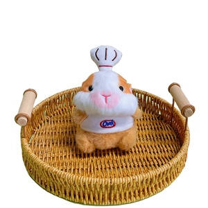 Figurine en peluche cochon hollandais mignon, style célébrité internet transfrontalière, créative, avec pendentif, thème serveur et <span class=keywords><strong>chef</strong></span>, en coton PP, pour anniversaire - Product Image 4