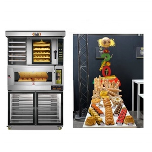 Four à pain électrique professionnel avec chambre de fermentation pour croissants et pâtisseries - Product Image 4