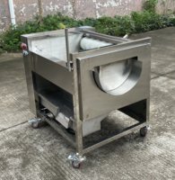 Machine à peler et laver le manioc, brosse à laver et peler les pommes de terre