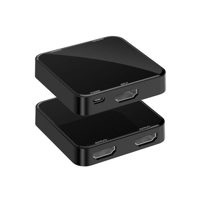 Wholesale 4K*2K 1X2 hdmi Spliter 1 in 2 Out hdmi Splitter for Dual Monitors for DVD PS3 HDTV hdmi Splitter