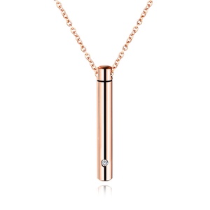 Ciondolo collana urna per ceneri commemorative gioielli urna cremazione teschio in acciaio inossidabile - Product Image 2