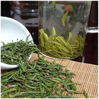 Thé vert en vrac Nouvelle Récolte du Yunnan 2026, Récolte Précoce du Printemps, Forme Feuille de Bambou « Langue d'oiseau », Parfum Poire, Vente en Gros pour Cafés et Épiceries