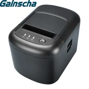 Gainscha E200 250 mm/s Auto Cut 80mm imprimante thermique de reçus, autocollant de codes-barres de bureau, poste de facturation Mobile, imprimante thermique de facture