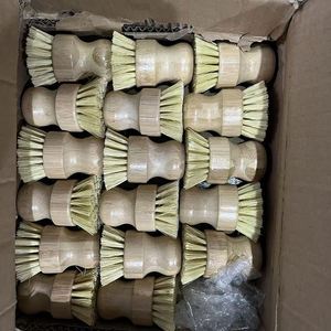 Brosse de nettoyage en bambou naturel de haute qualité, zéro déchet, avec manche en bambou - Product Image 6