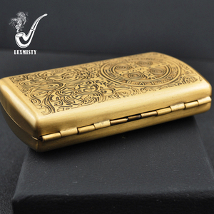 Portasigarette in Metallo Ultra-Sottile Personalizzato Creativo Portatile Resistente all'Umidità e alla Pressione Regalo per Uomo - Product Image 4