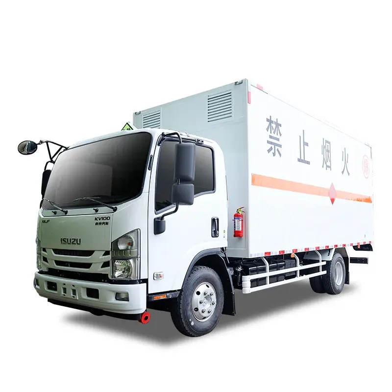 Qingling motor light van truck untuk eksplosif barang berbahaya pengiriman truk camion untuk dijual