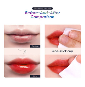 MLM customizable Cherry Scented <b>Lip</b> Glaze Silver Tube 2-in-1 <b>Lip</b> & Cheek Tint Hydrating Soft Matte Long Wear Lipstick <b>lip</b> tint - Product Image 5