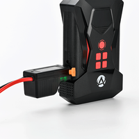 Gonfleur de pneus portable multifonction 4 en 1 12V 120W ABS 10000mAh, outil d'urgence automobile, pompe à air électrique pour véhicule, démarreur de secours