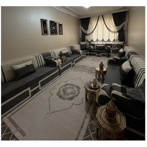 Sièges au sol orientaux, canapé ethnique, canapé Majlis arabe, canapé de style ottoman, ensemble Jalsa arabe, sièges au sol orientaux de luxe - Product Image 3