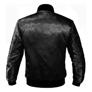Chaqueta satinada ligera, nueva, elegante, de talla grande, muy vendida, para hombre, chaqueta de exterior, chaqueta bomber para hombre - Product Image 2