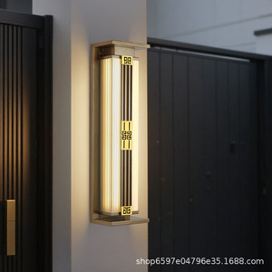 Lampe murale extérieure LED 18W, étanche, moderne, longue bande lumineuse pour villa, balcon, jardin, couloir, chambre à coucher, chevet - Product Image 3