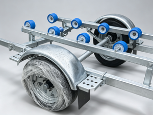 Garde-boue en acier galvanisé à chaud pour remorque, <span class=keywords><strong>caravane</strong></span>, camion de restauration, bateau, protection d'arche de <span class=keywords><strong>roue</strong></span> - Product Image 2