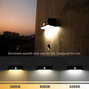 Impermeabile per esterno luci solari a LED Flood House <span class=keywords><strong>giardino</strong></span> Street Wall lampada solare faretti per giardini e strade - Product Image 3