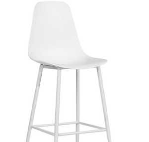 Meubles modernes en PPshell avec pieds en acier inoxydable 304, chaises et tabourets <span class=keywords><strong>de</strong></span> <span class=keywords><strong>bar</strong></span> pour salle à manger, bureau à domicile, cuisine - Product Image 1